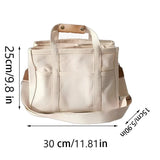 Black Large Capacity Multi-Compartment Tote Bag - Stylish and Versatile for Women, Ideal for V888-ELOSUNG17064