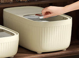 Rice Storage Container Versatile Airtight Rice Bucket Cereal Flour Grain Organizer with Scale for V1294-YM0901-3118240036111