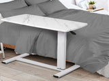 Levede Standing Desk Sofa Bed Side Table White No Slots DT2003-WH-NOS