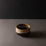 Matcha Tea Bowl 11cm Brown with Milky White V637-C3865