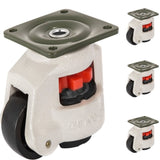 4 Pack Leveling Casters GD-60F Plate Mounted Footmaster Leveling Caster 551kg per Leveling Caster V952-JLSPTJFML4PCS60F1V0