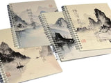 4Pcs Twin Coil Bindingbook 100 Pages 80gsm Lined Paper College Ruledbook Journal Paper V1192-AZ-W-23236