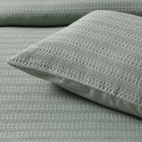Bianca Kahlani Sage Waffle Quilt Cover Set Queen V442-BCA-QUILTCS-KAHLANI-SAGE-QS