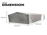 Box Cage Trailer Cover Canvas Tarp for 7x4 600mm High Cage Premium Quality 2 ft V379-TCC7X4X600
