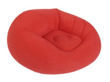 Inflatable Beanless Bag Chair PVC Soft Flocking Ergonomic Blow Up Lounge Chair for Living Room V1294-YM0901-3116250018812