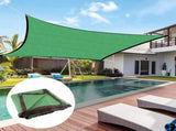 Sun Shade Sail Breathable Farbic Canopy Awning Shelter Rectangle UV Block Canopy for Patio Backyard V1294-YM0716-3111220144612
