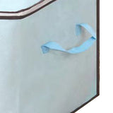 Clothes Storage Bags Fabric Foldable Blanket Storage Container Closet Organizer with Clear Window V1294-YM0901-3117250021329