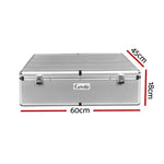 Embellir CD Case DVD Cases Storage Box 1000 Discs Aluminium Case DVD Folders CASE-CD-1000-SL