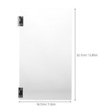 Transparent Protective Panel Door Replacement for Commercial Popcorn Machine - Clear Popcorn Maker V1366-AZ2-W-12237
