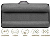 Portable Laptop Desk with Device Ledge, Mouse Pad and Phone Holder for Home Office V178-84810