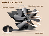 Stove Fan 6 Blade Mini Fireplace Fan Heat Powered Wood Stove Fan V1294-YM0706-231005MQ02-1