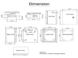 NEMA Steel Enclosure, 25 x 20 x 15 cm NEMA 4X Steel Electrical Box, IP66 Waterproof & Dustproof, V952-DQXJSTCFS25X20X15V0