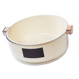 Kitchen Colanders Bowl Set 2 in 1 Fruit Vegetable Washing Food Strainers Large Plastic Double V1294-YM0901-3117240145411