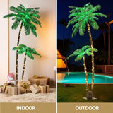 Jingle Jollys Christmas Tree 2.1m LED Lighted Xmas Palm Trees Party Decorations XM-TR-FAIRY-PALM01