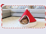 Cat Tent Cave Bed Christmas Tree Cat House Bed Comfortable Triangle Cat Bed Pet Tent House V1294-YM0717-10024924