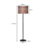 Sarantino Rattan Floor Lamp LMP-MLM-6980