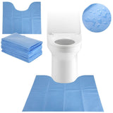 25PCS Disposable Toilet Mats, Absorbent Non-woven Commode Mats, Non-slip Potty Training Floor Mats, V1369-AZ3-W-08937