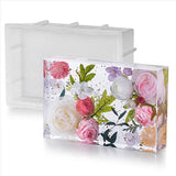 4X Large Resin Molds, Rectangle Silicone Molds for Resin Casting, Epoxy Resin Molds for Flower V1369-AZ3-W-11823