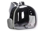 (BLUE)Replacement Transparent Pet Backpack with Zipper Closure - Heavy-Duty Structure, Ventilated V1102-CWBB004