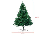 Christabelle 1.2m Green Artificial Christmas Tree Xmas 300 Dense Tips with Metal Stand CMT-JFA-120