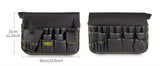 Black bucket organizer, storage, heavy duty organizer, multiple pockets, DIY V1106-148-SIL-80786