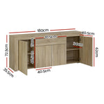 Artiss Buffet Sideboard - DANA Oak FURNI-L-BF02-WD-ABC