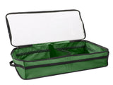 Christmas Ornament Storage Box Under Bed 64 Cell partition 600D Oxford PVC transparent window Black V1294-YM0710-210702XA10-1