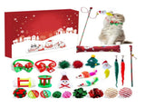 Xmas Advent Calendar Plastic Cute Cat Pet Toy Xmas Surprise Blind Box for Kids Party Favor Gifts V1294-YM0901-3115240110311