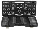 Tap and Die Set 110Pcs Metric Size M2 to M18 Bearing Steel Threading Tool V952-SZHMJZSZBY110IQY2V0