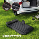 Weisshorn Car Mattress 134x78 Inflatable SUV Back Seat Camping Bed Black CB-MT-132X80X45-BK