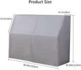 Leather Upright Piano Cover, Piano Full Cover Dustproof Waterproof, Universal Upright Piano Leather V1107-783-39103-WHT1