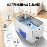 Vevor 30L Digital Ultrasonic Cleaners Cleaning Equipment Bath Tank w/Timer Heated V952-JPS-100ACSBQXJX01V3