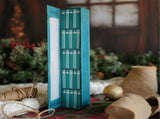 TOP! 2Pack Mini Book Ornament Advent Calendar, Christmas Calendar with Gift V1369-AZ3-W-11354