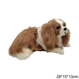 Realistic Charlie Dog Plush Toy Stuffed Animal Soft Cute Gift PetKid V1192-AZ-W-33356