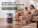 LUVIMO Pet Air Purifier H13 HEPA Smart Air Cleaner CADR 350 w/ Cat Toys for Home PET-PURI-SCRATCH01-WH