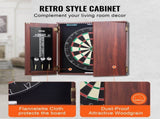 Dartboard and Cabinet Set Official Size Complete Accessory Steel Tip Dart V952-MJTZZXBSKJLEY5IZIV9