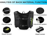 Ultra-Light Hydration Running Vest Backpack 1.5L Water Capacity, Breathable Mesh Design for V1107-CS-SGPBSJBHS