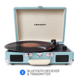 CROSLEY Crosley Cruiser Turquoise - Bluetooth Portable Turntable V177-IW-CRIW8005F-TU4