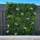 Luxury Snowy White Vertical Garden / Green Wall UV Resistant 100cm x 100cm V637-1019049