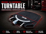 2 pc Aluminum Wheel Alignment Turntable Pair 360&deg Rotating Turn Plate 2 Ton V379-WHEELALG01