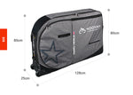 NOOYAH Bike Travel Bag Case Plane Boat Shipping Transport, Fits Cross Country All Mountain Bike, V382-GREYBK012