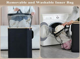 Laundry Hamper with Lid - Waterproof Freestanding Laundry Basket with Removable Liner Bag, V1258-DP02-C-1294