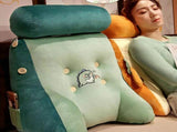 Backrest Pillow Washable Removable Cover Soft Cartoon Animal Back Support Cushion for Office Chair V1294-YM0706-3117230223713