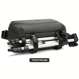 Gray Black Travel Crossbody Bag Camera Bag Photography Bag Travel Accessories High-Quality V1347-127-BLA-49017