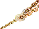 Transport Binder Chain, 2222 kg Working Load Limit, G80 Tow Chain Tie Down with Grab Hooks, DOT V952-ZGTLJZMGDXZYJUZEDV0