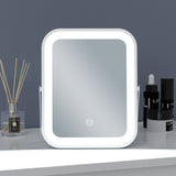 Lighted Vanity Mirror, Makeup Mirror with Light, Dimmable Touch Screen, Portable Travel Mirror with V1369-AZ3-W-06478