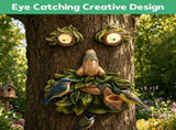 Tree Face Decorwith Excellent Quality Resin, waterproof , Resistant to Sun and Fading , and Weather V1369-AZ3-W-12093