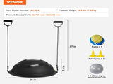 Half Exercise Ball Trainer, 26 inch Balance Ball Trainer, 1500lbs Capacity Stability Ball, Yoga Ball V952-PHXLQ64CMKLWR0JDGV0