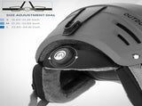 OutdoorMaster Kelvin II Ski Snow Sport Helmet Adjustable Dial Fit Snowboard Helmet for Men Women & V1168-KEL-SKI-GR-M