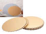 10PCS Double Sided Pattern Round Cake Boards Reusable Cake Trays for Wedding Birthday Party V1294-YM0721-3118210037113